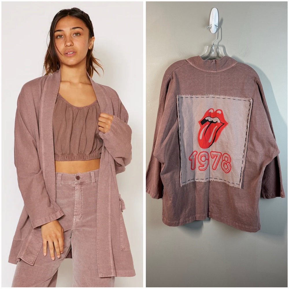 People of Leisure x The Rolling Stones Women’s Joni Organic Cotton Size L / XL